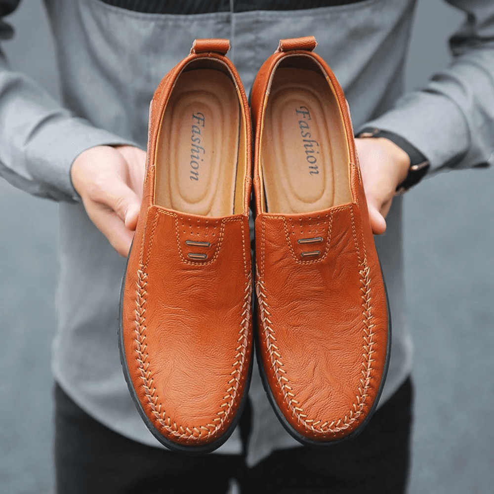 Men's Leather Moccasin Pisa Lennard